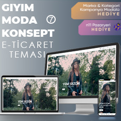 Giyim & Moda E-Ticaret Konsept  Yazılım 7