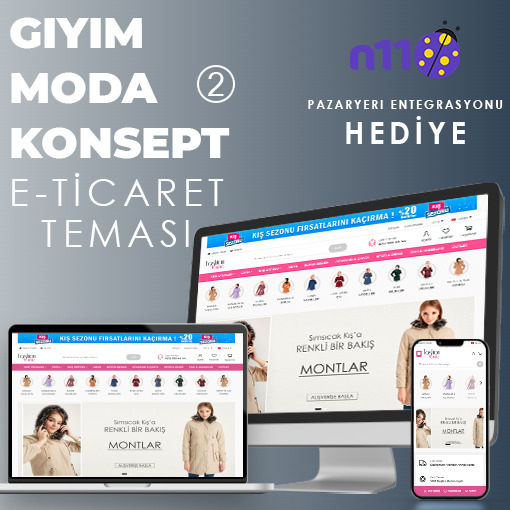 Giyim & Moda E-Ticaret Konsept Yazılım 2