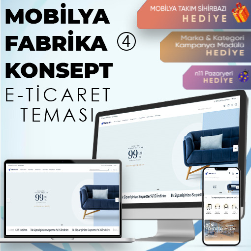 Mobilya Satış E-Ticaret Konsept Yazılım 4