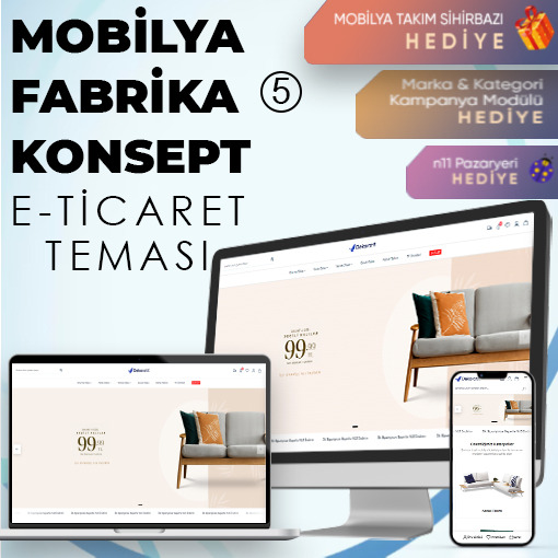 Mobilya Satış E-Ticaret Konsept Yazılım 5