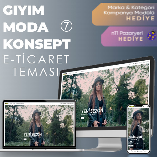 Giyim & Moda E-Ticaret Konsept  Yazılım 7