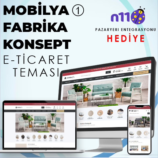 Mobilya Satış E-Ticaret Konsept Yazılım 1