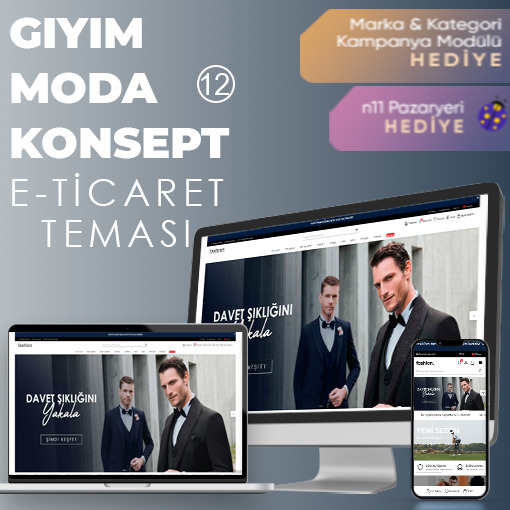 Giyim & Moda E-Ticaret Konsept Yazılım 12