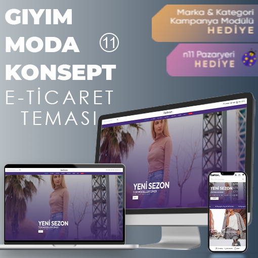 Giyim & Moda E-Ticaret Konsept Yazılım 11