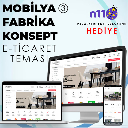 Mobilya Satış E-Ticaret Konsept Yazılım 3