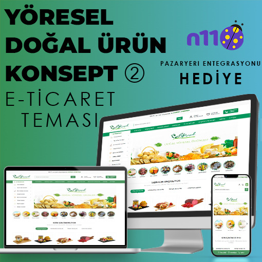 Yöresel & Doğal Ürün E-Ticaret Konsept Yazılım 2